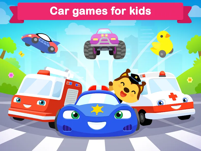 Скачать взлом Car games for kids & toddler  [МОД Бесконечные монеты] — стабильная версия apk на Андроид screen 5