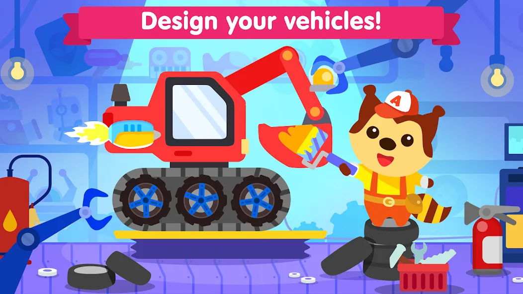 Взлом Car games for toddlers & kids  [МОД Много денег] — последняя версия apk на Андроид screen 1