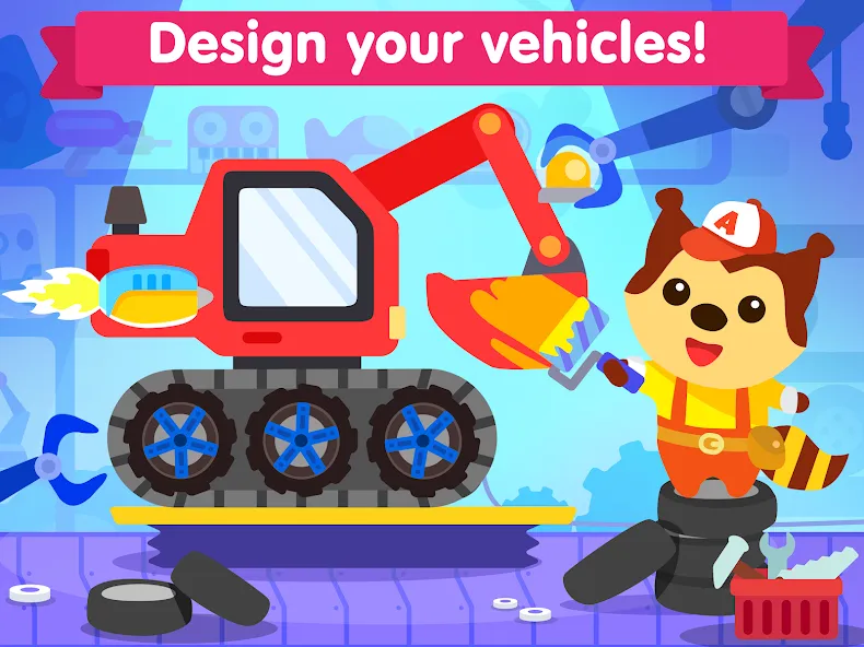 Взлом Car games for toddlers & kids  [МОД Много денег] — последняя версия apk на Андроид screen 4