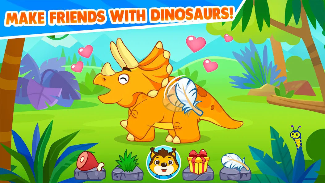 Взломанная Dinosaur games for toddlers  [МОД Много монет] — последняя версия apk на Андроид screen 4