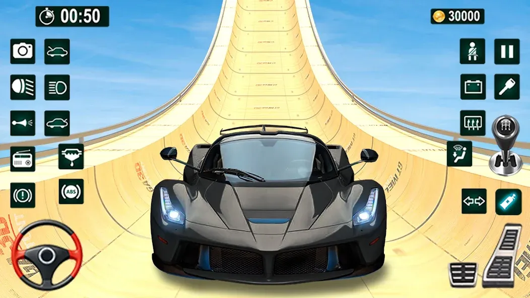 Взлом GT Car Stunt 3D: Ramp Car Game  [МОД Бесконечные деньги] — последняя версия apk на Андроид screen 2