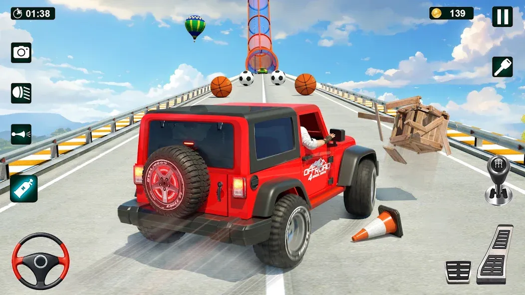 Взлом GT Car Stunt 3D: Ramp Car Game  [МОД Бесконечные деньги] — последняя версия apk на Андроид screen 3