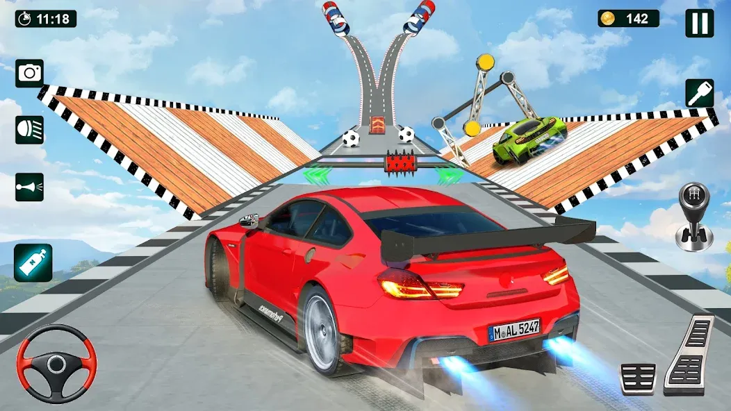 Взлом GT Car Stunt 3D: Ramp Car Game  [МОД Бесконечные деньги] — последняя версия apk на Андроид screen 4