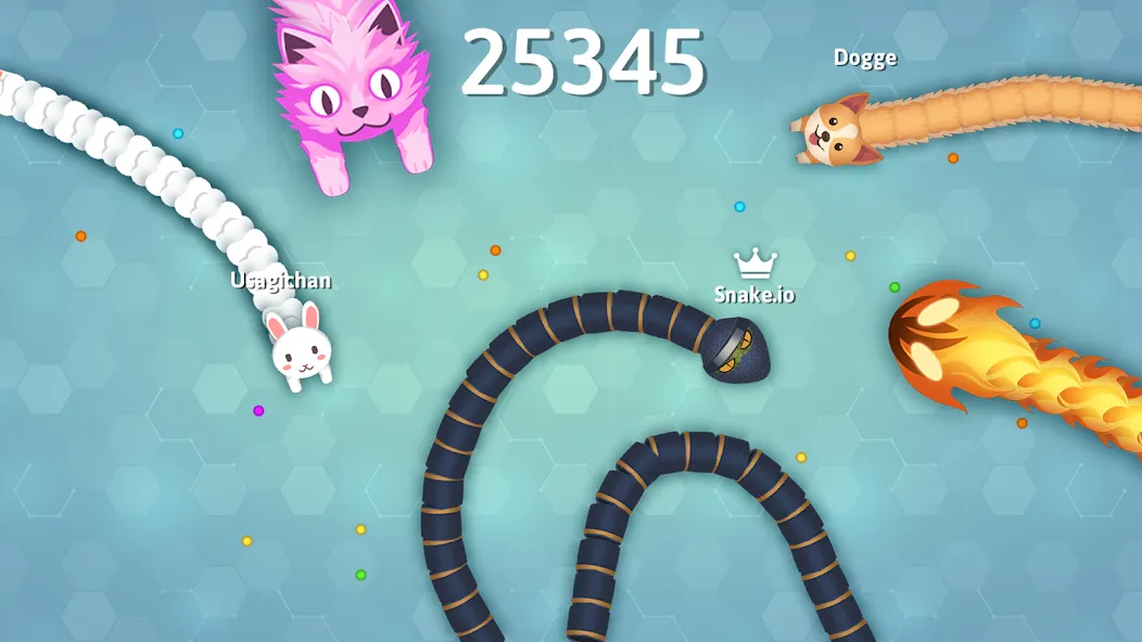 Скачать взлом Snake.io — Fun Snake .io Games  [МОД Меню] — стабильная версия apk на Андроид screen 1