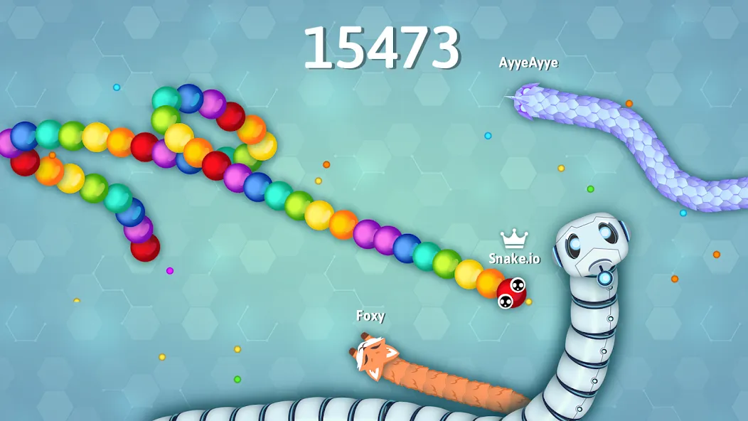 Скачать взлом Snake.io — Fun Snake .io Games  [МОД Меню] — стабильная версия apk на Андроид screen 2