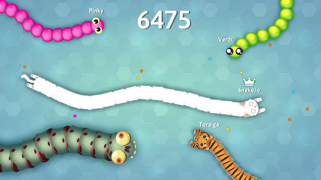 Скачать взлом Snake.io — Fun Snake .io Games  [МОД Меню] — стабильная версия apk на Андроид screen 5