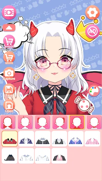 Скачать взлом Viya Avatar Maker:emoji (Вия Аватар Мейкер)  [МОД Все открыто] — последняя версия apk на Андроид screen 1