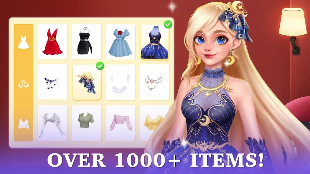 Скачать взлом Fantasy Stylist: Match 3 (Фантазийный стилист)  [МОД Меню] — стабильная версия apk на Андроид screen 3