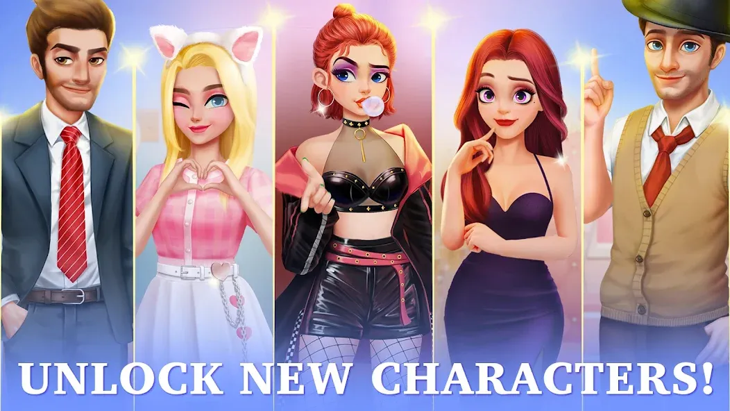 Скачать взлом Fantasy Stylist: Match 3 (Фантазийный стилист)  [МОД Меню] — стабильная версия apk на Андроид screen 5