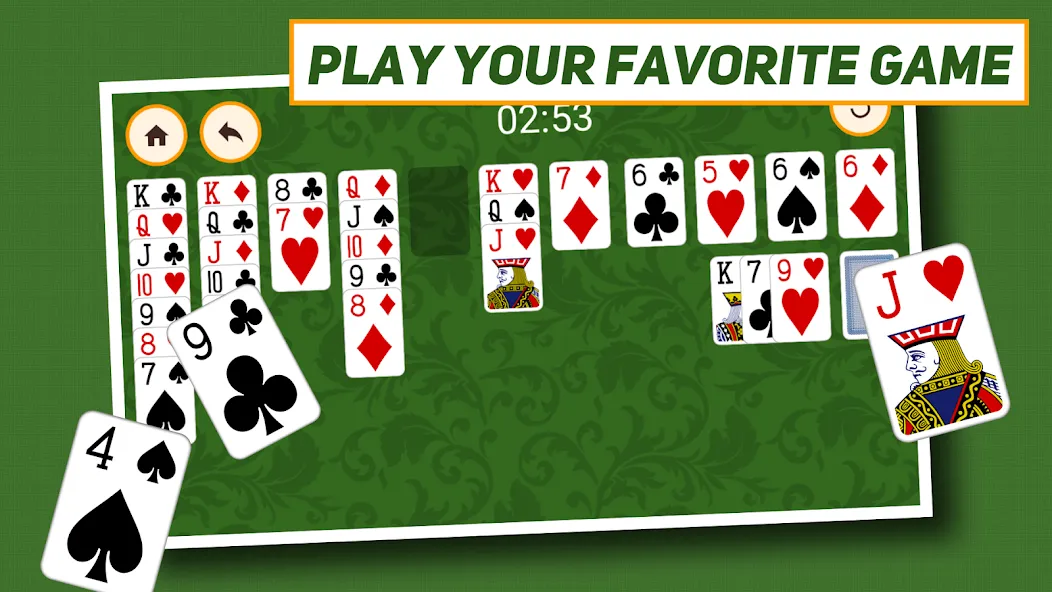 Взломанная Klondike Solitaire: Classic  [МОД Бесконечные деньги] — стабильная версия apk на Андроид screen 5