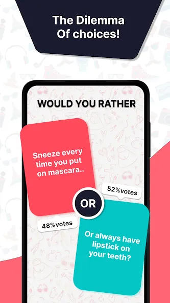 Скачать взлом Would u Rather? Party Game  [МОД Все открыто] — последняя версия apk на Андроид screen 2