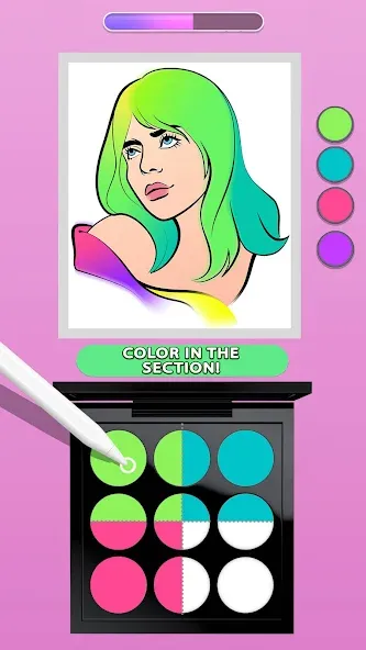 Скачать взлом Makeup Kit — Color Mixing  [МОД Все открыто] — стабильная версия apk на Андроид screen 4