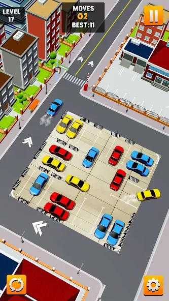 Скачать взломанную Park Master: Car Parking Jam (Парк Мастер)  [МОД Бесконечные монеты] — последняя версия apk на Андроид screen 1