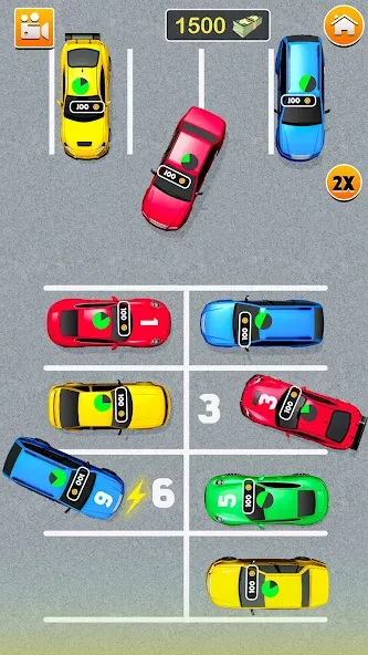 Скачать взломанную Park Master: Car Parking Jam (Парк Мастер)  [МОД Бесконечные монеты] — последняя версия apk на Андроид screen 2