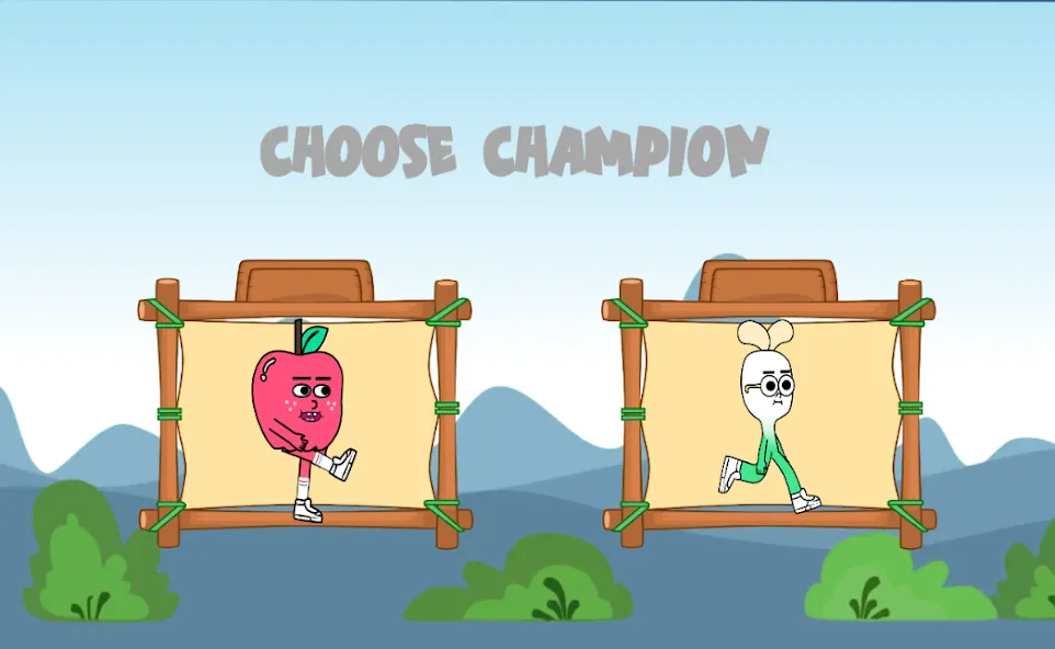 Скачать взлом apple and onion running game (эппл энд онион раннинг гейм)  [МОД Много монет] — стабильная версия apk на Андроид screen 1