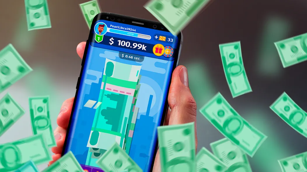 Взлом Money cash clicker  [МОД Бесконечные деньги] — полная версия apk на Андроид screen 1