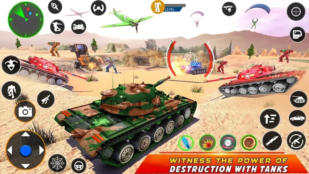 Взлом Army Bus Robot Car Game 3d  [МОД Unlimited Money] — стабильная версия apk на Андроид screen 3