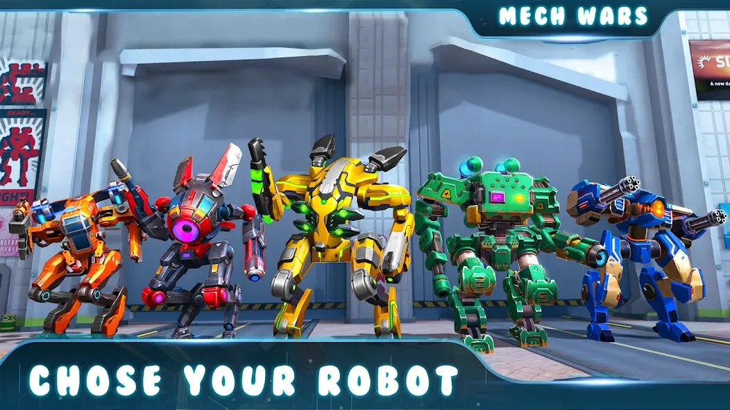 Скачать взлом Spider Mech Wars — Robot Game  [МОД Mega Pack] — последняя версия apk на Андроид screen 3