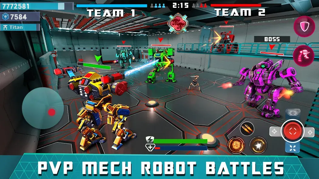 Скачать взлом Mech Robot Wars — Multi Robot  [МОД Mega Pack] — стабильная версия apk на Андроид screen 5