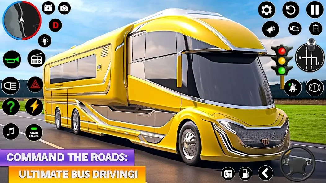 Скачать взлом Ultimate Bus Driving Simulator (Ультимативный симулятор вождения автобуса)  [МОД Меню] — полная версия apk на Андроид screen 3