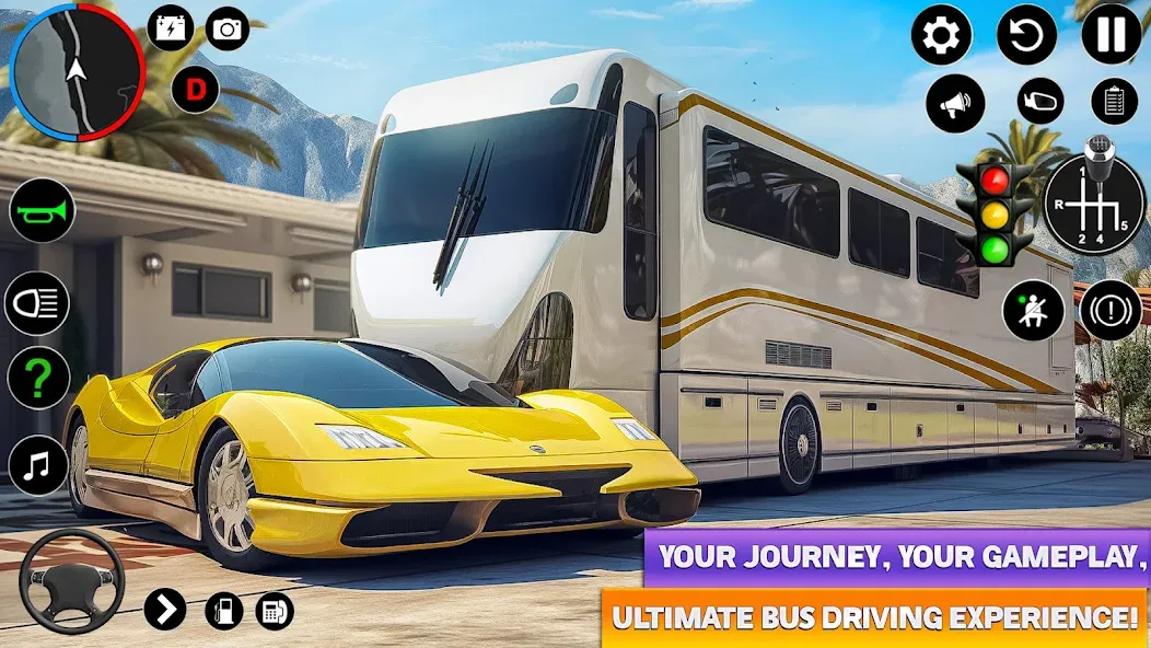 Скачать взлом Ultimate Bus Driving Simulator (Ультимативный симулятор вождения автобуса)  [МОД Меню] — полная версия apk на Андроид screen 5