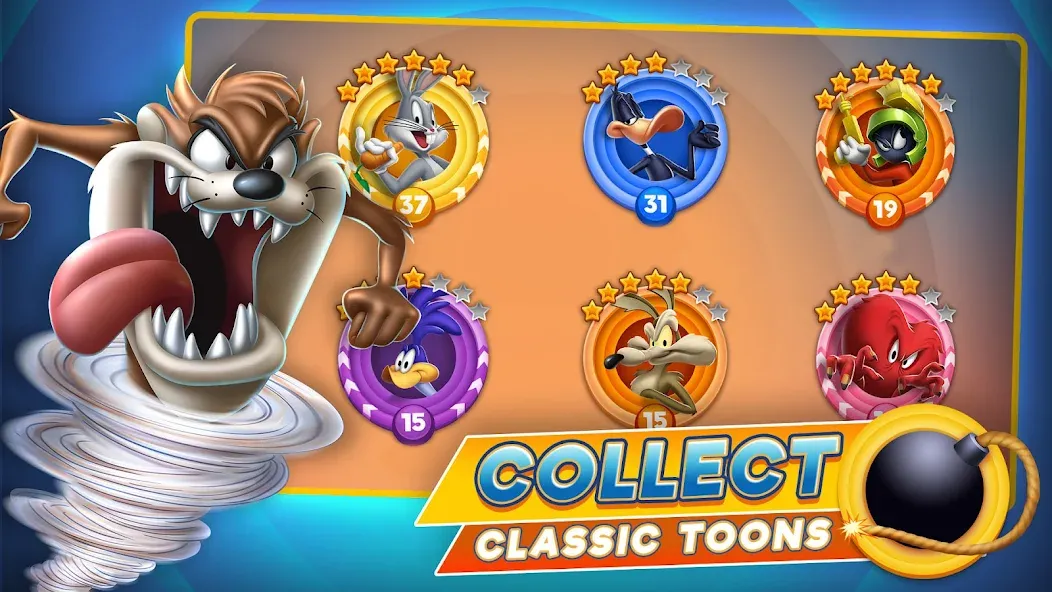 Взлом Looney Tunes™ World of Mayhem (Луни Тюнз)  [МОД Бесконечные монеты] — стабильная версия apk на Андроид screen 1