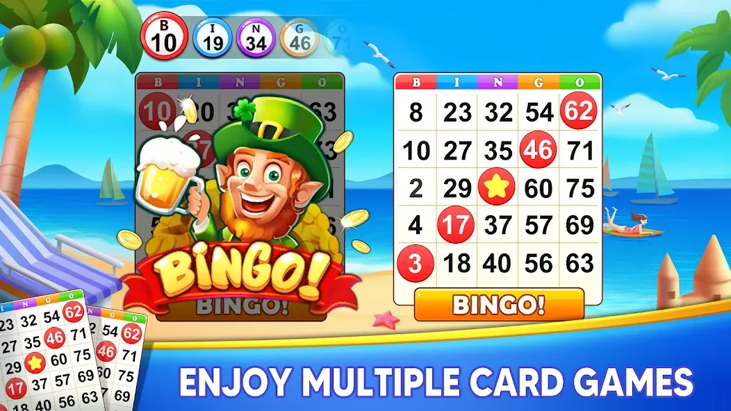 Скачать взлом Bingo Holiday: Live Bingo Game  [МОД Mega Pack] — стабильная версия apk на Андроид screen 2