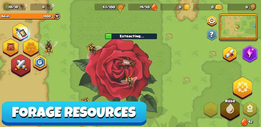 Скачать взломанную Pocket Bees: Colony Simulator (Покет Биз)  [МОД Бесконечные монеты] — полная версия apk на Андроид screen 2