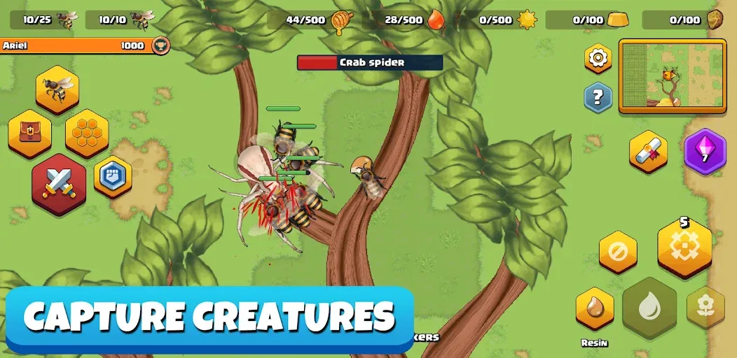 Скачать взломанную Pocket Bees: Colony Simulator (Покет Биз)  [МОД Бесконечные монеты] — полная версия apk на Андроид screen 4