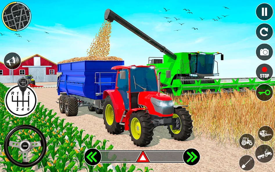 Скачать взлом Tractor Farming: Tractor Games (Тракторное хозяйство)  [МОД Mega Pack] — стабильная версия apk на Андроид screen 3