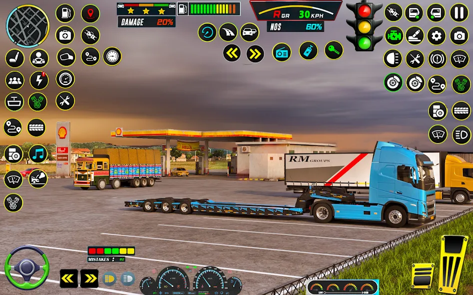 Скачать взломанную US Truck Simulator Game 2022 (Трак Симулятор)  [МОД Menu] — полная версия apk на Андроид screen 4