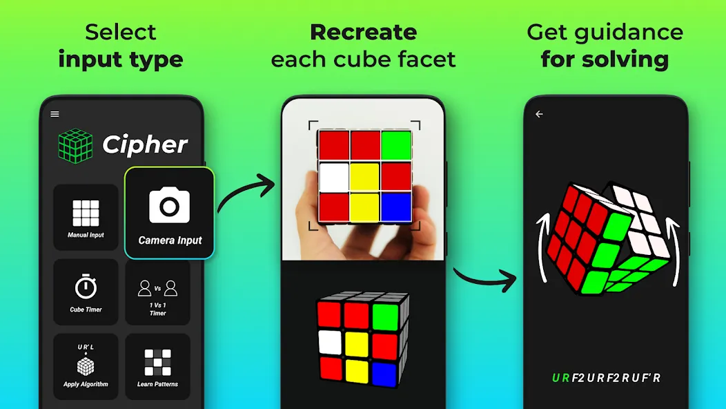 Скачать взломанную Cube Cipher — Cube Solver (Кубический шифр)  [МОД Menu] — полная версия apk на Андроид screen 2