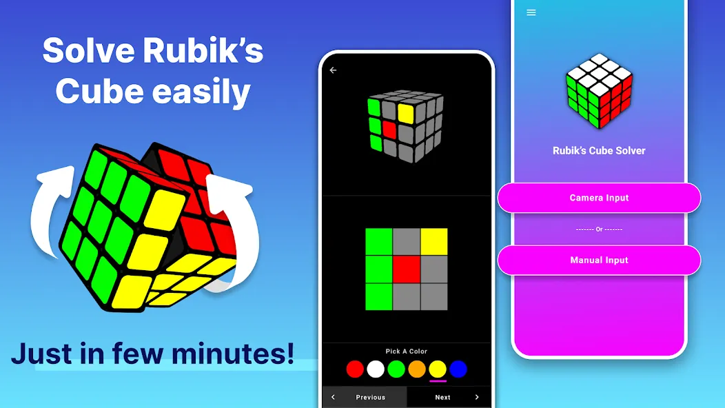 Взломанная Rubik's Cube Solver  [МОД Бесконечные монеты] — последняя версия apk на Андроид screen 1