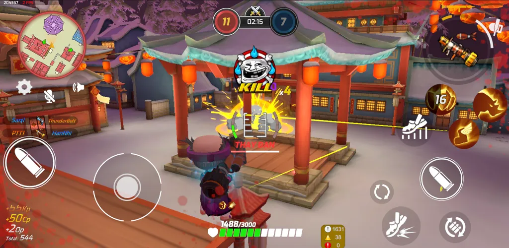 Взломанная As Legends: 5v5 Chibi TPS Game (Эйс Легендс)  [МОД Unlocked] — полная версия apk на Андроид screen 4