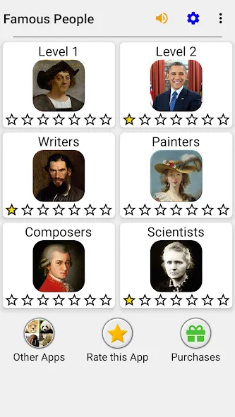 Взлом Famous People — History Quiz  [МОД Mega Pack] — полная версия apk на Андроид screen 3