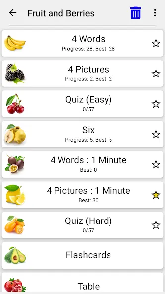 Взлом Fruit and Vegetables — Quiz  [МОД Меню] — последняя версия apk на Андроид screen 5