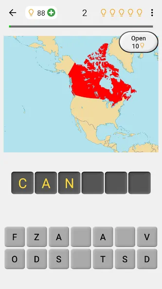 Взлом Maps of All Countries Geo-Quiz  [МОД Unlocked] — полная версия apk на Андроид screen 2