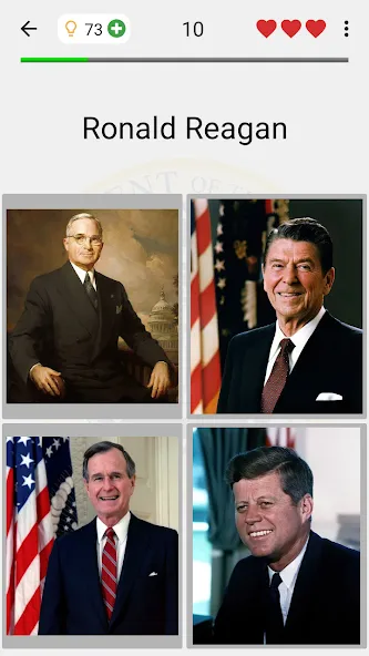 Взломанная US Presidents and History Quiz  [МОД Меню] — стабильная версия apk на Андроид screen 2