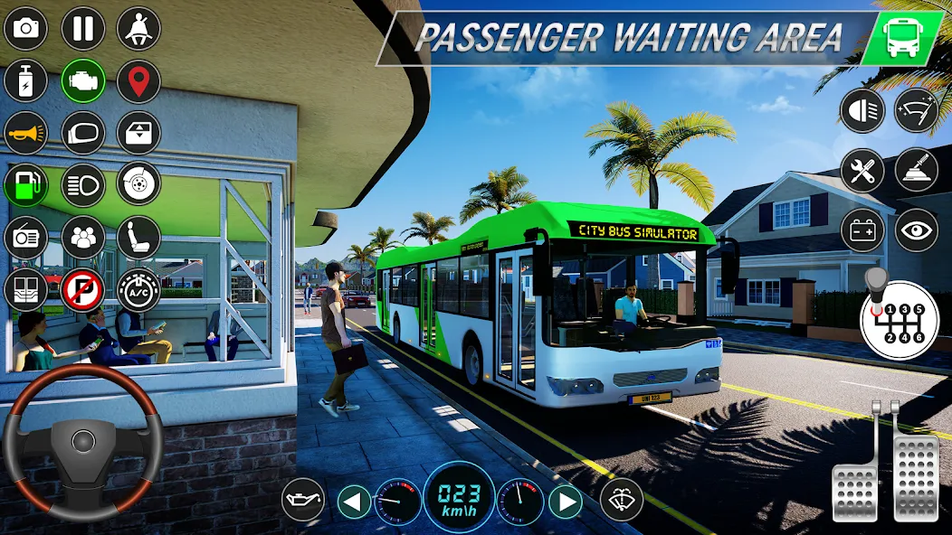 Взломанная City Bus Simulator: Bus Games (Риал Сити Бас Симулятор Геймс)  [МОД Unlocked] — полная версия apk на Андроид screen 1