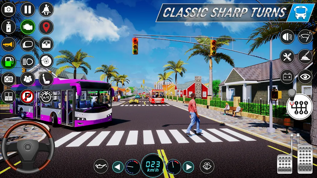 Взломанная City Bus Simulator: Bus Games (Риал Сити Бас Симулятор Геймс)  [МОД Unlocked] — полная версия apk на Андроид screen 2