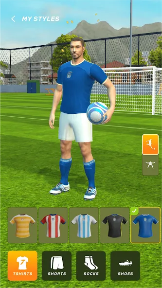 Взломанная Football World — Real People (Футбол Ворлд)  [МОД Меню] — полная версия apk на Андроид screen 5