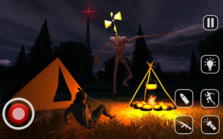 Скачать взлом Siren Head : Hunt in Forest (Сайрен Хед)  [МОД Много денег] — стабильная версия apk на Андроид screen 3