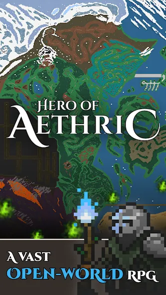 Взлом Hero of Aethric | Classic RPG  [МОД Меню] — стабильная версия apk на Андроид screen 1