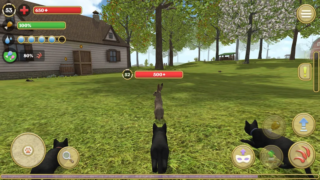 Скачать взломанную Cat Simulator : Kitties Family  [МОД Все открыто] — последняя версия apk на Андроид screen 2