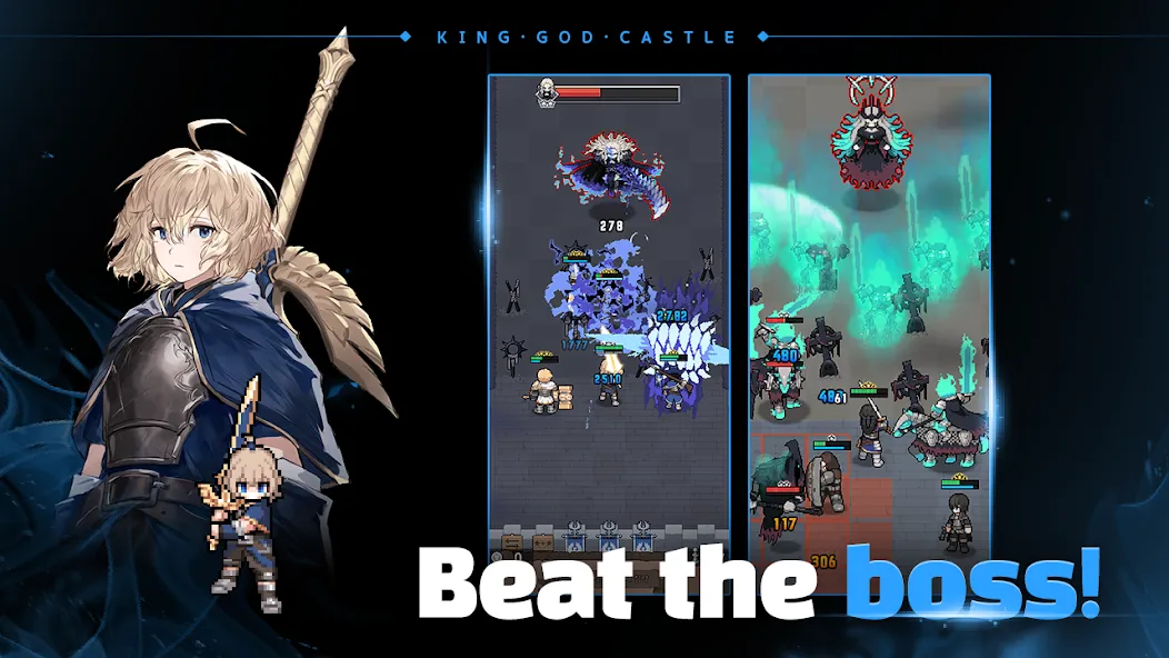 Скачать взломанную King God Castle (Кинг Год Кастл)  [МОД Menu] — стабильная версия apk на Андроид screen 5