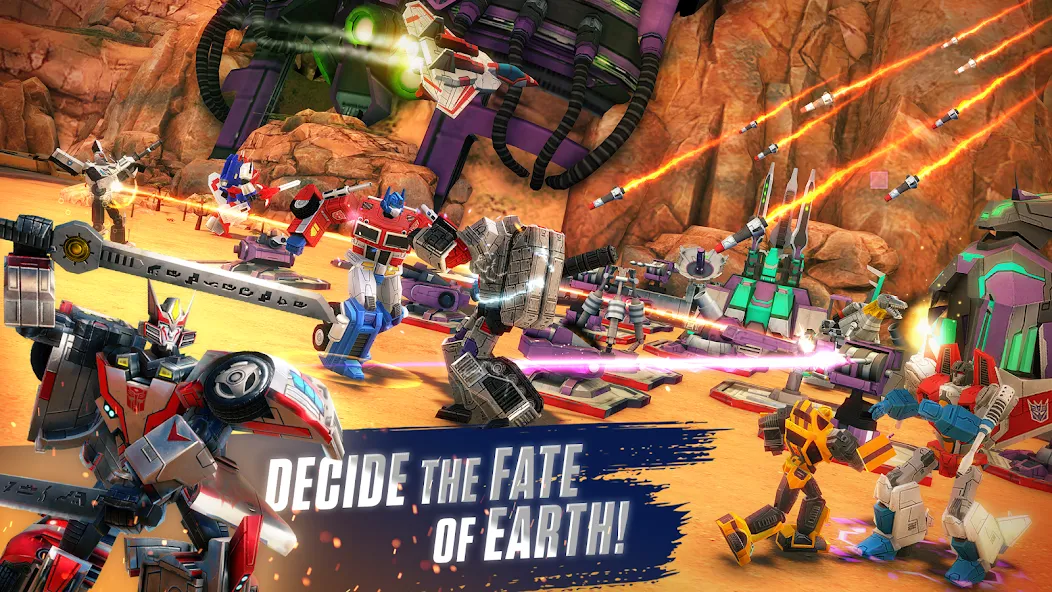 Взломанная TRANSFORMERS: Earth Wars  [МОД Бесконечные монеты] — последняя версия apk на Андроид screen 1