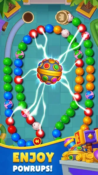 Взломанная Marble Crush Blast (Роял Бласт)  [МОД Mega Pack] — полная версия apk на Андроид screen 4