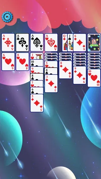 Скачать взломанную Solitaire Space™ (Солярис Спейс)  [МОД Бесконечные деньги] — стабильная версия apk на Андроид screen 5