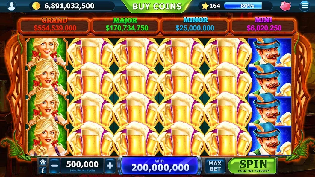 Взломанная Slots of Vegas (Слоты Вегаса)  [МОД Много монет] — полная версия apk на Андроид screen 3