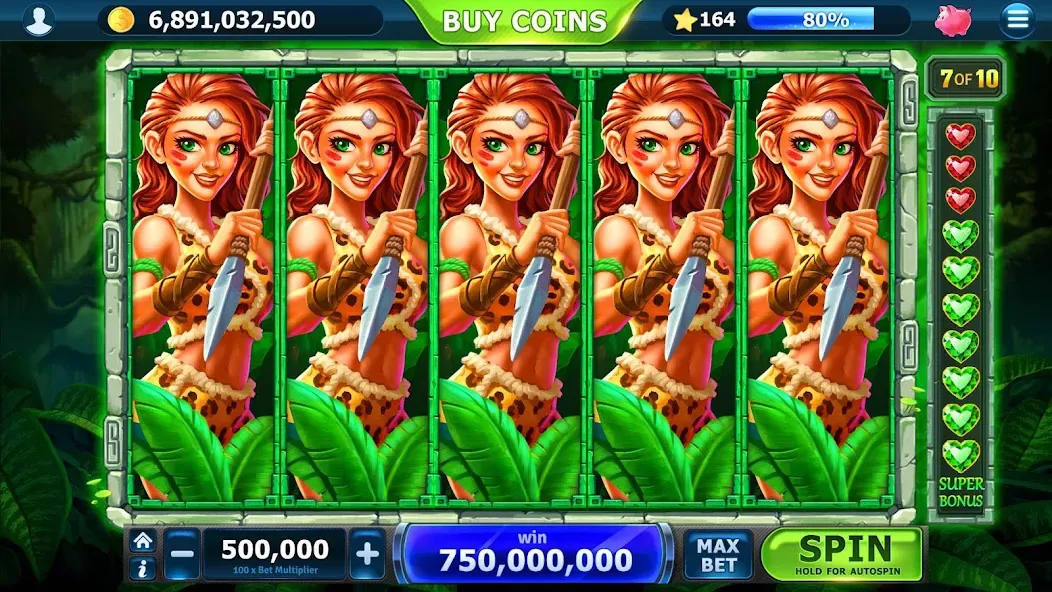 Взломанная Slots of Vegas (Слоты Вегаса)  [МОД Много монет] — полная версия apk на Андроид screen 4